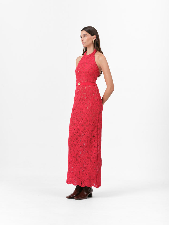 HAZEL KLEID SCARLET