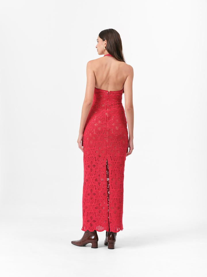HAZEL KLEID SCARLET