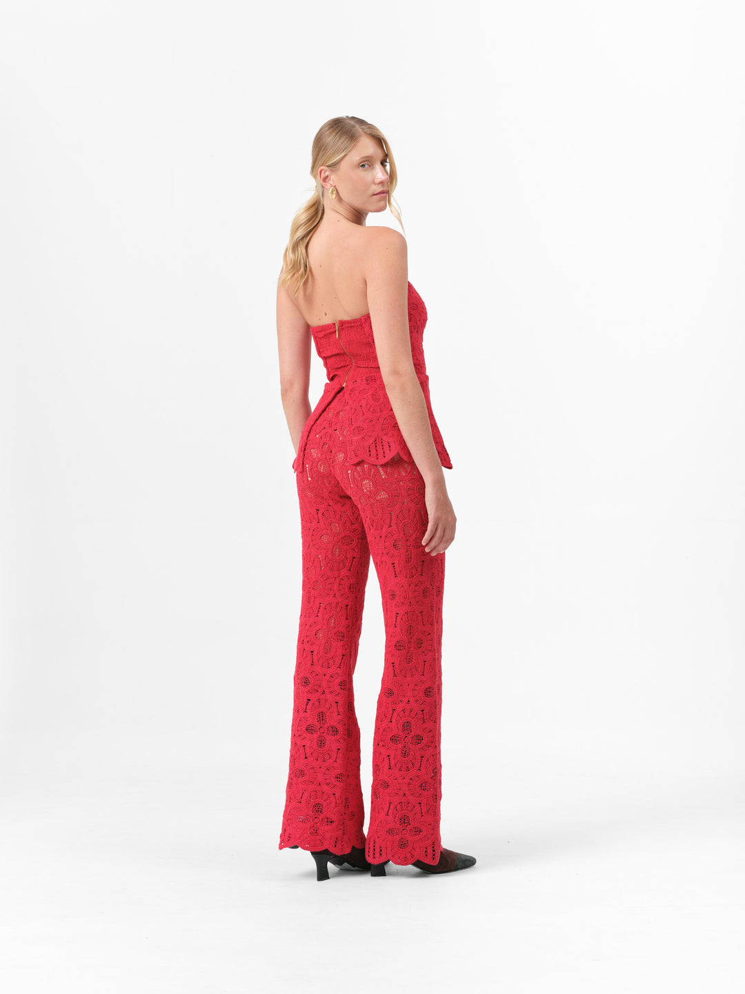 PEONIE HOSEN SCARLET