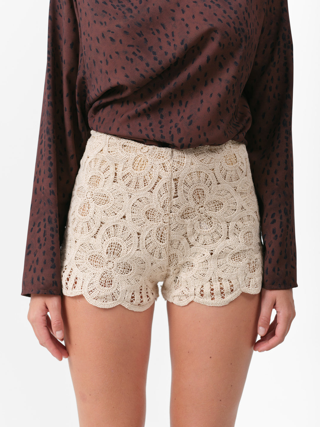 PEONIE SHORTS ECRU