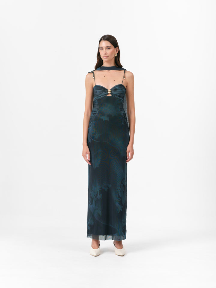 IVY KLEID TEAL