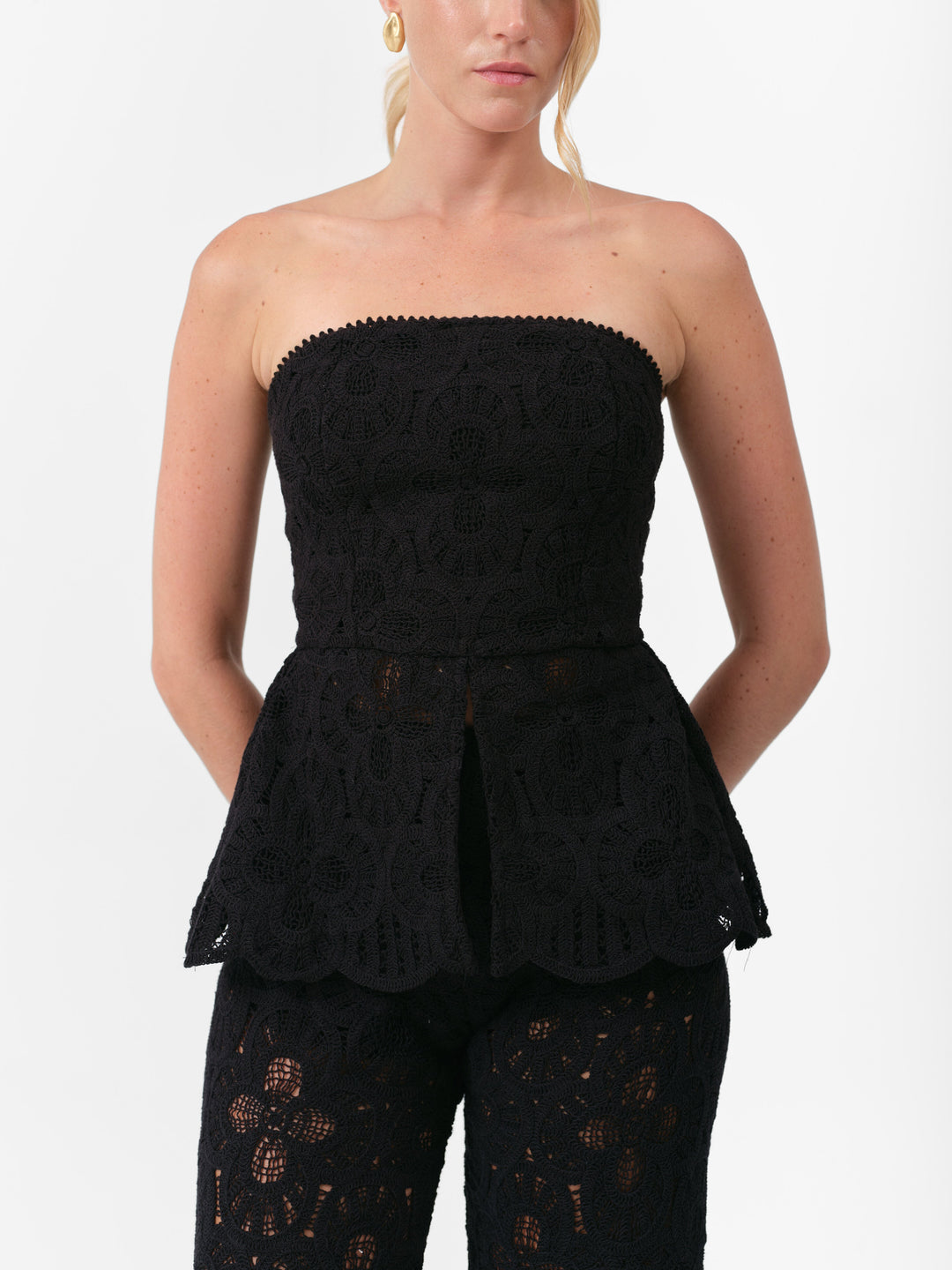 PEONIE TOP SCHWARZ