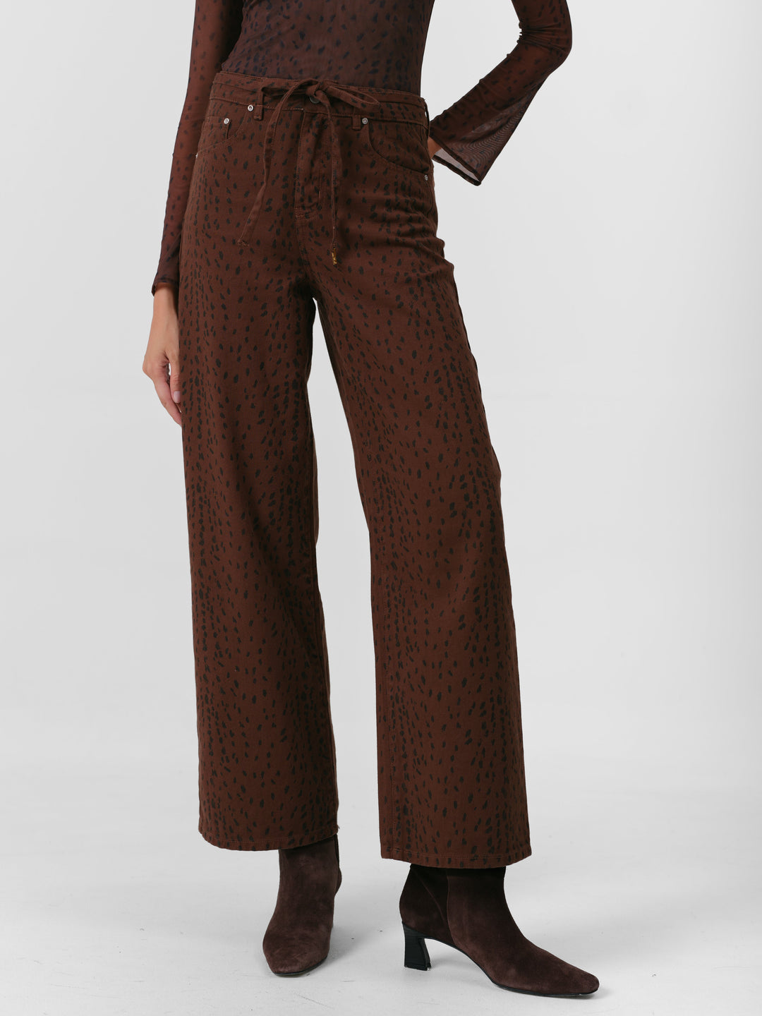 CLOVER JEANS BRAUNES REH