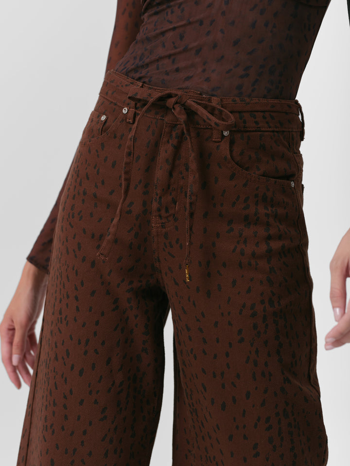 CLOVER JEANS BRAUNES REH