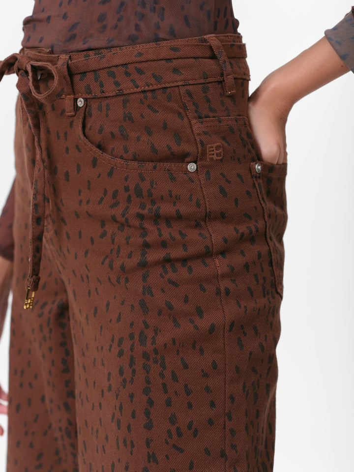 CLOVER JEANS BRAUNES REH