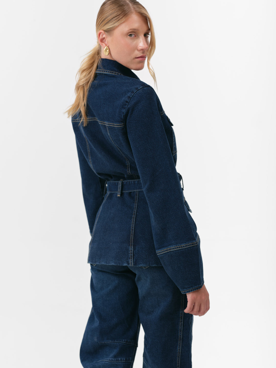 MAGNOLIA JACKE VINTAGE BLAU