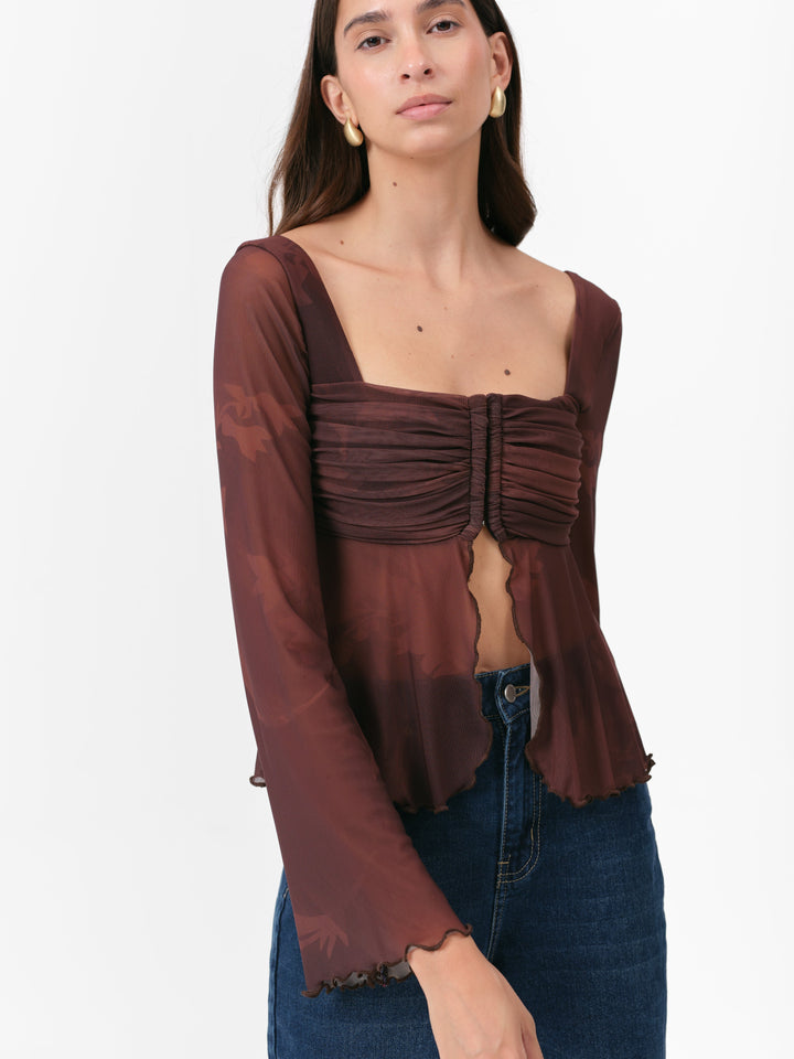 DIANDRA TOP SCHOKOLADE