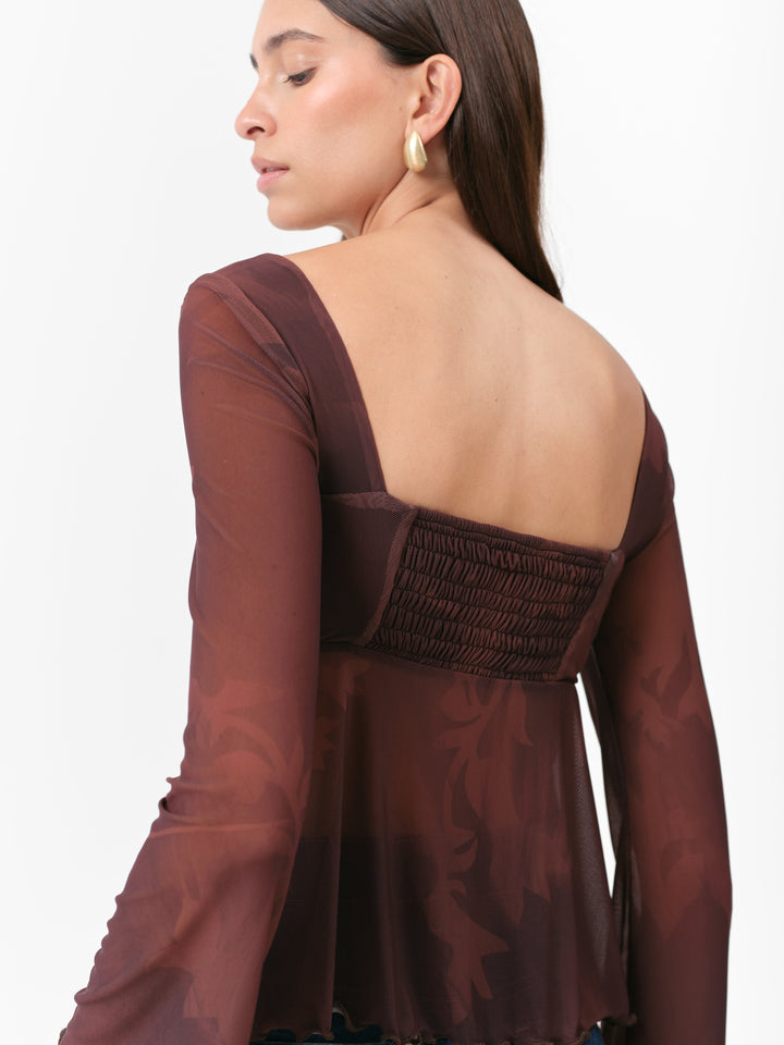 DIANDRA TOP SCHOKOLADE