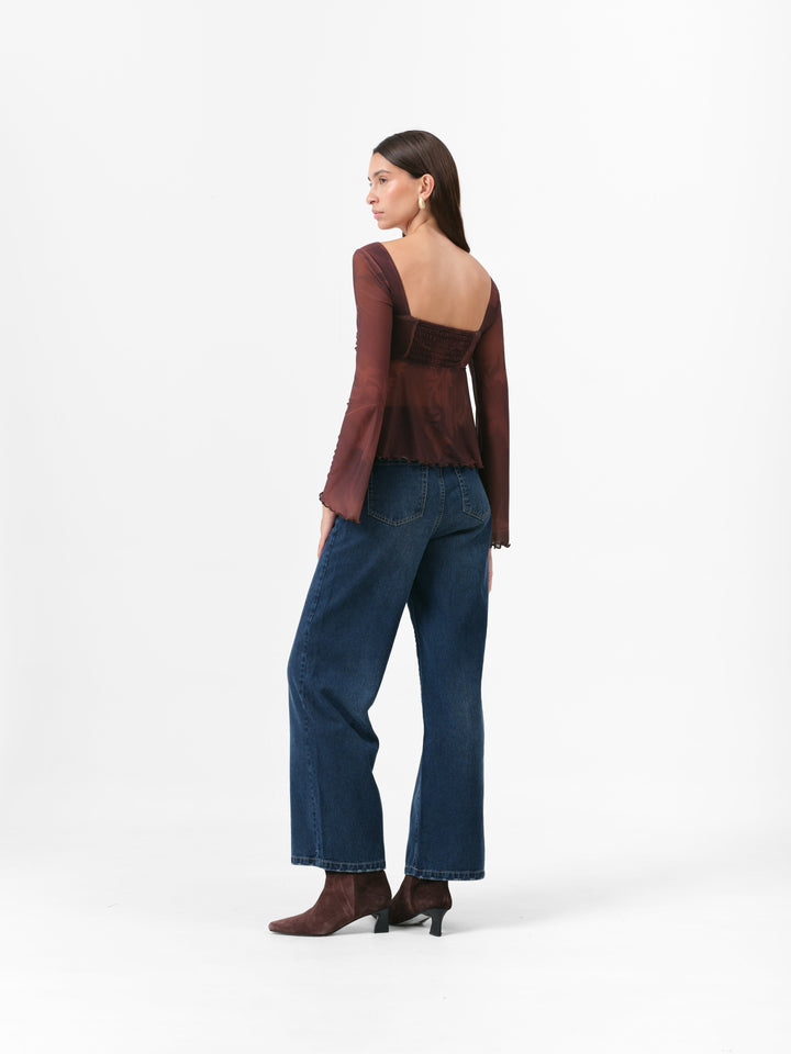 DIANDRA TOP SCHOKOLADE