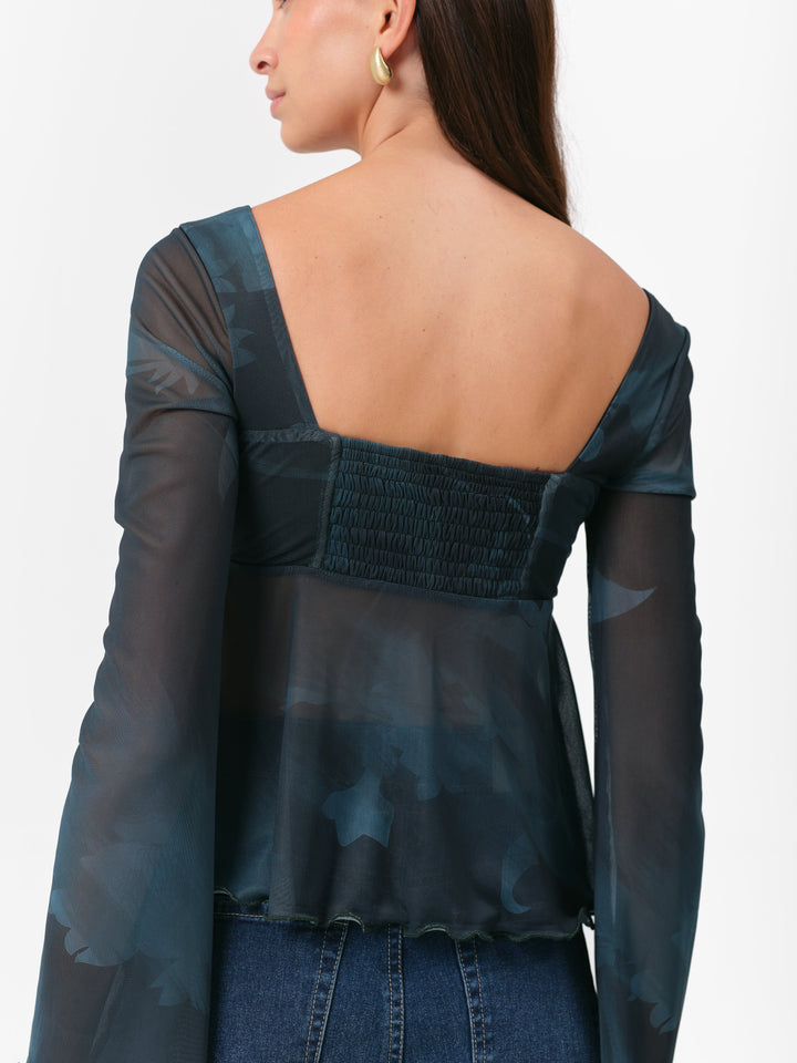 DIANDRA TOP TEAL