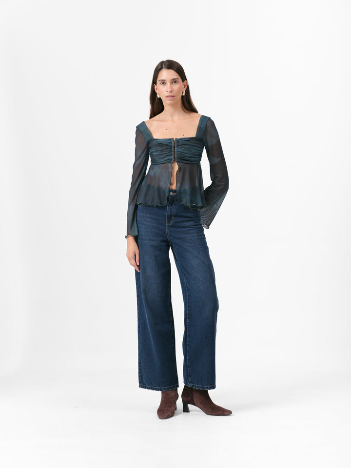 DIANDRA TOP TEAL