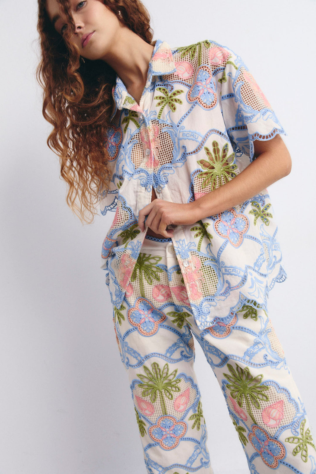 TOSSA SHIRT MULTIFARBIG