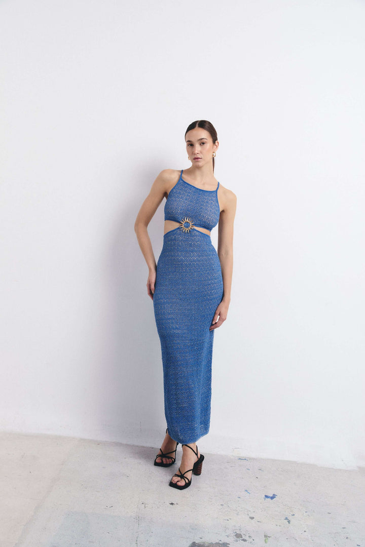VADELLA KLEID AMALFI BLAU