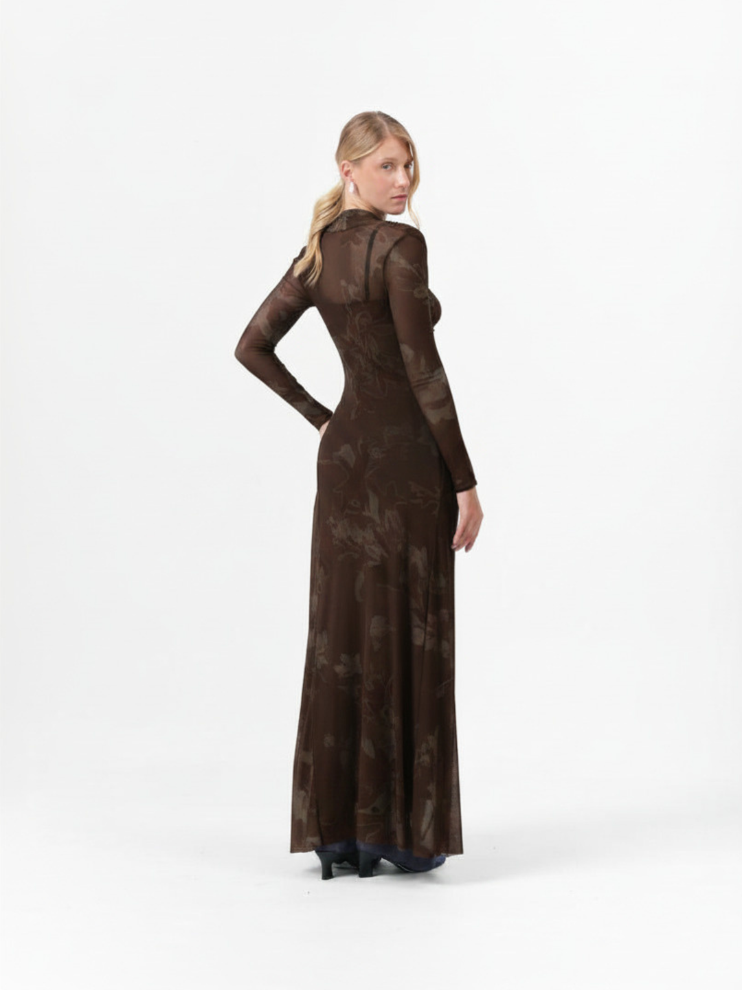 MOSS KLEID SCHOKOLADE