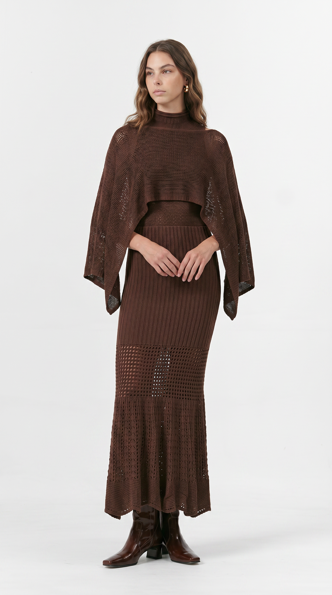 FALLOW KLEID SCHOKOLADE