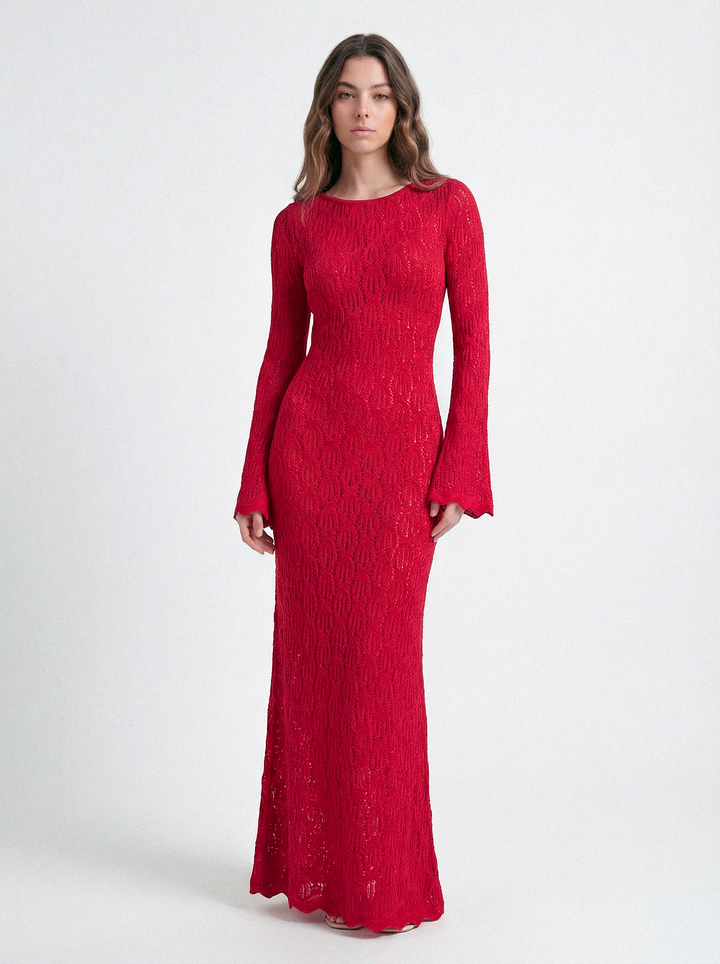 BIRKIN KLEID KIRCHTOMATE